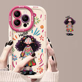Curly Hair Girl Phone Case